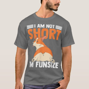 Camiseta Eu não sou pequeno, sou o tamanho divertido Corgi