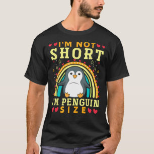 Camiseta Eu não sou pequeno, sou pinguim tamanho anima ping