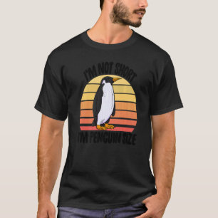 Camiseta Eu não sou pequeno, sou pinguim tamanho homem ping