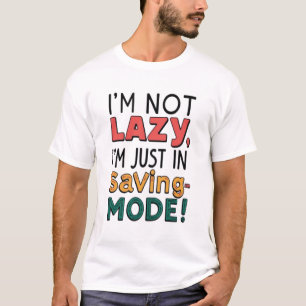 Camiseta Eu não sou preguiçoso