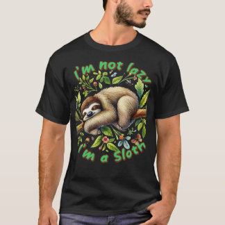Camiseta Eu não sou preguiçoso Im preguiçoso