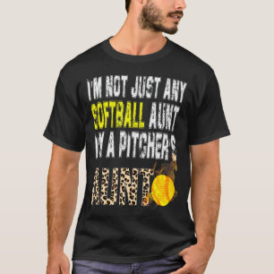Camiseta Eu não sou qualquer tia de Softball Eu sou uma tia