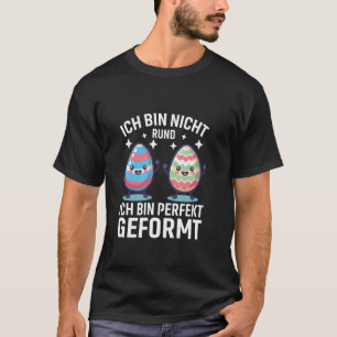 Camiseta Eu Não Sou Redondo Eu Sou Perfeitamente Formado Fe