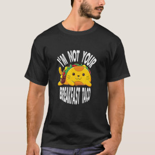 Camiseta Eu Não Sou Seu Café Da Manhã Aco Cat Aco