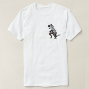 CAMISETA "EU NÃO SOU" T-SHIRT FLORAL EXTINTO DO BRANCO DO