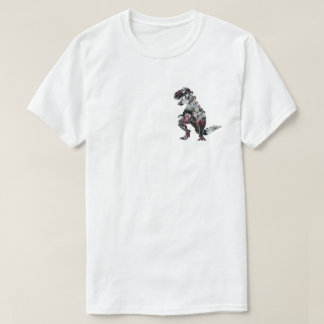 CAMISETA "EU NÃO SOU" T-SHIRT FLORAL EXTINTO DO BRANCO DO