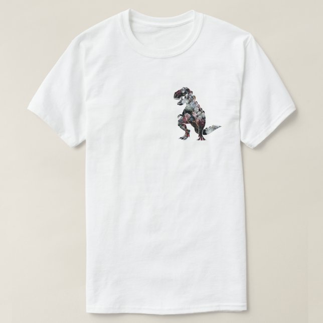 CAMISETA "EU NÃO SOU" T-SHIRT FLORAL EXTINTO DO BRANCO DO (Frente do Design)