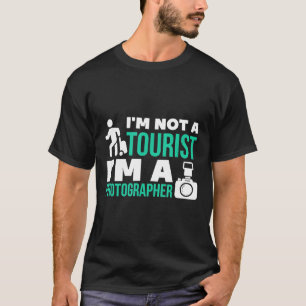 Camiseta Eu Não Sou Turista Sou Um Fotógrafo legal design s