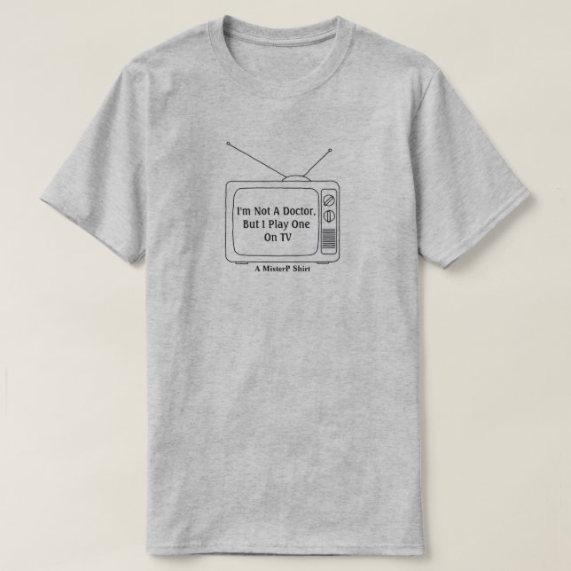 Camiseta Eu não sou um doutor... (Frente do Design)