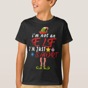 Camiseta Eu não sou um Elf Eu sou apenas um pequeno jogo fe