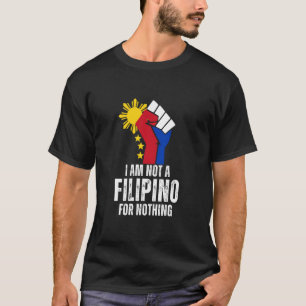 Camiseta Eu não sou um filipino por nada Duterte DU30 Filip