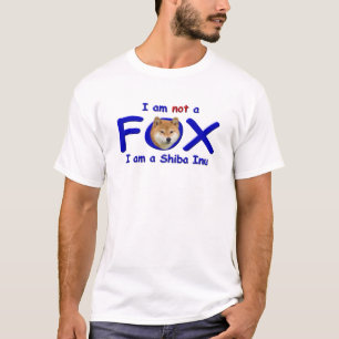 Camiseta Eu não sou um Fox que eu sou um Shiba Inu