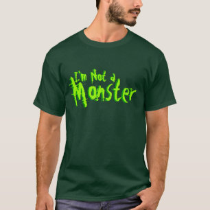 Camiseta Eu não sou um Halloween de monstro
