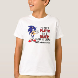 Camiseta Eu não sou um jogador, eu sou um gamer, jogador ar