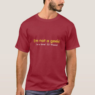 Camiseta Eu não sou um modelo do geek