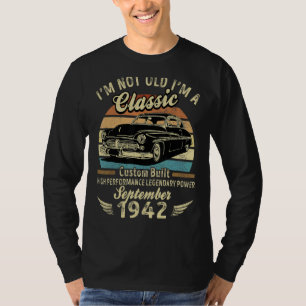 Camiseta Eu não sou um Nascer clássico em setembro de 1942