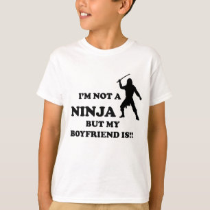 Camiseta Eu não sou um Ninja mas meu namorado é