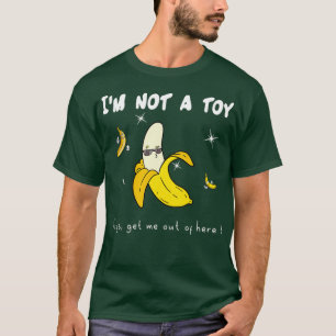 Camiseta Eu não sou um presente safado de brinquedo sexual