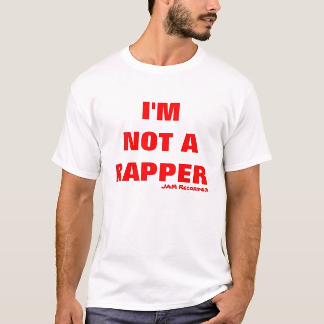 Camiseta Eu não sou um rapper (Frente)
