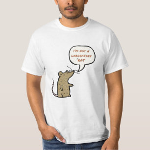 Camiseta Eu não sou um rato de laboratório