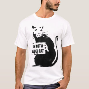 Camiseta Eu não sou um rato do alimentador