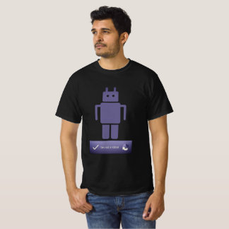 Camiseta Eu não sou um robô - CAPTCHA
