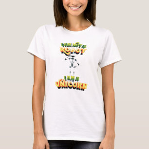 Camiseta Eu Não Sou Um Robô Eu Sou Um Unicórnio
