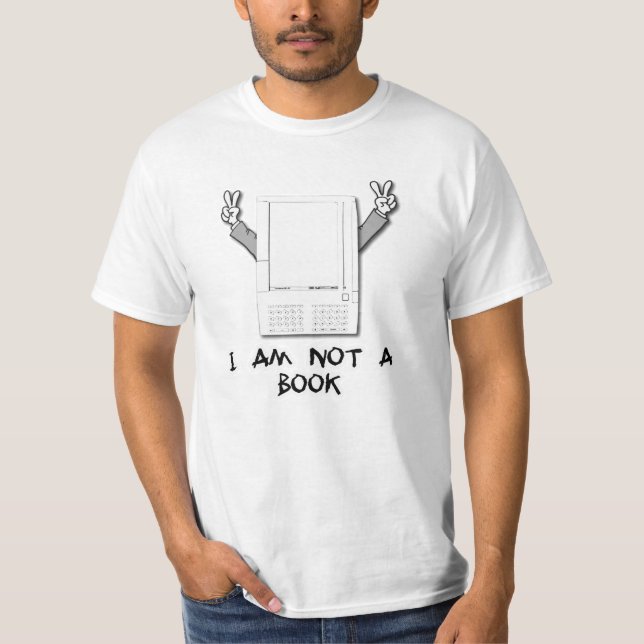 Camiseta Eu não sou um t-shirt do livro (Frente)