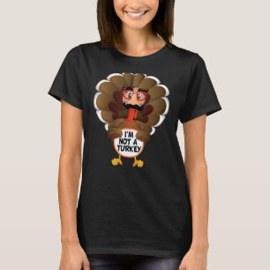 Camiseta Eu não sou uma família de Dia de Ação de Graças di