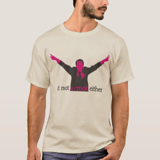 Camiseta eu não sou uma magenta do trapaceiro tampouco -