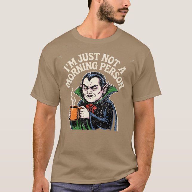 Camiseta Eu não sou uma Pessoa da Manhã (Frente)