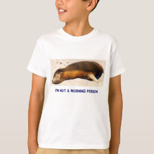 Camiseta Eu não sou uma pessoa da manhã