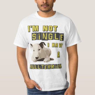 Camiseta Eu não sou único, mim tenho bull terrier