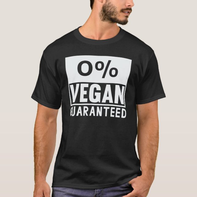 Camiseta Eu Não Sou Vegano (Frente)
