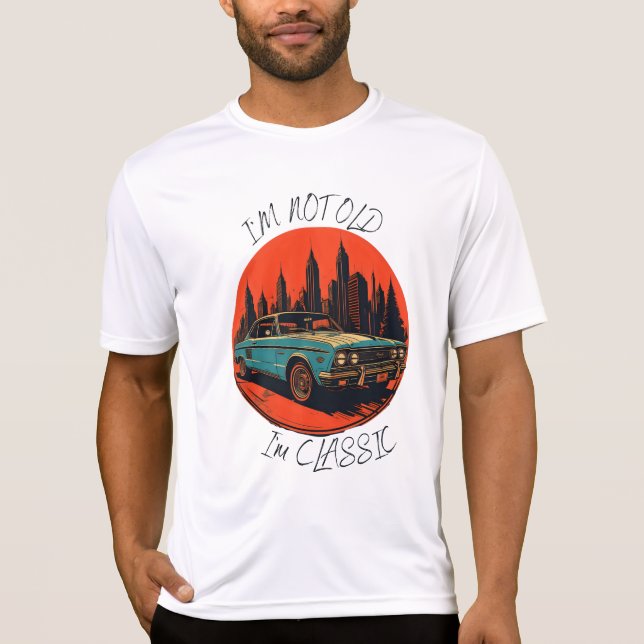 Camiseta eu não sou velho eu sou clássico (Frente)