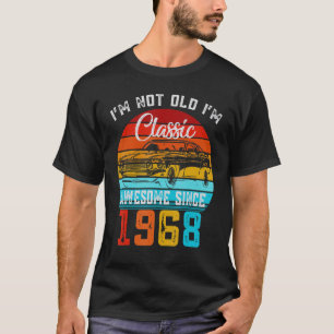 Camiseta Eu não sou velho, eu sou clássico de carro engraça