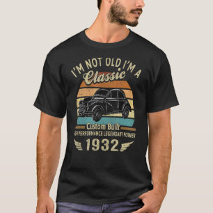 Camiseta Eu não sou velho Eu sou um Nascer clássico de aniv