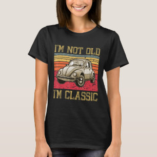 Camiseta Eu não sou velho, sou clássico da Vintagem do Gráf