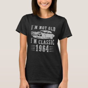 Camiseta Eu não sou velho sou clássico de 1964 Vintage Retr