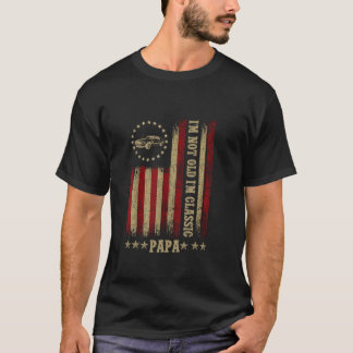 Camiseta Eu não sou velho sou clássico Papa carro nós sinal