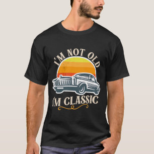 Camiseta Eu não sou velho, sou clássico Turbo Wheel Auto En