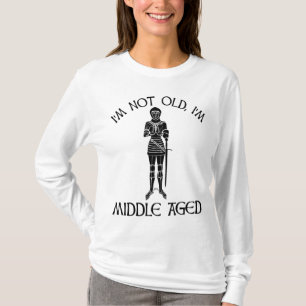 Camiseta Eu não sou velho, sou de meia idade