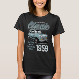Camiseta Eu não sou velho, sou Nascer clássico de carro de