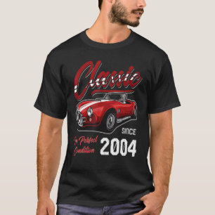 Camiseta Eu não sou velho, sou Nascer clássico de carro de