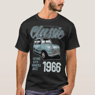 Camiseta Eu não sou velho, sou Nascer clássico de carro de