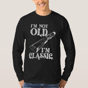 Camiseta Eu não sou velho, sou o clássico, velho artista, C