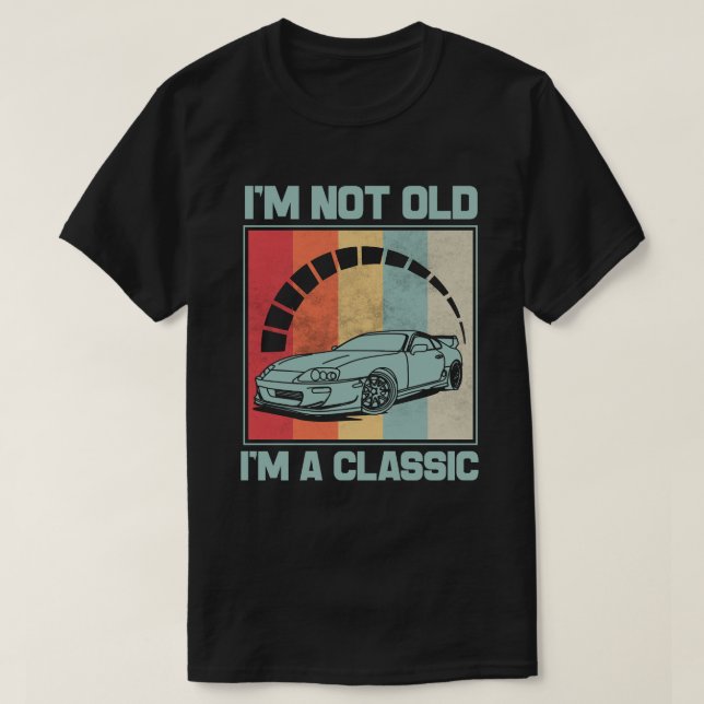 Camiseta Eu não sou velho, sou um clássico - MK IV TOYOTA S (Frente do Design)