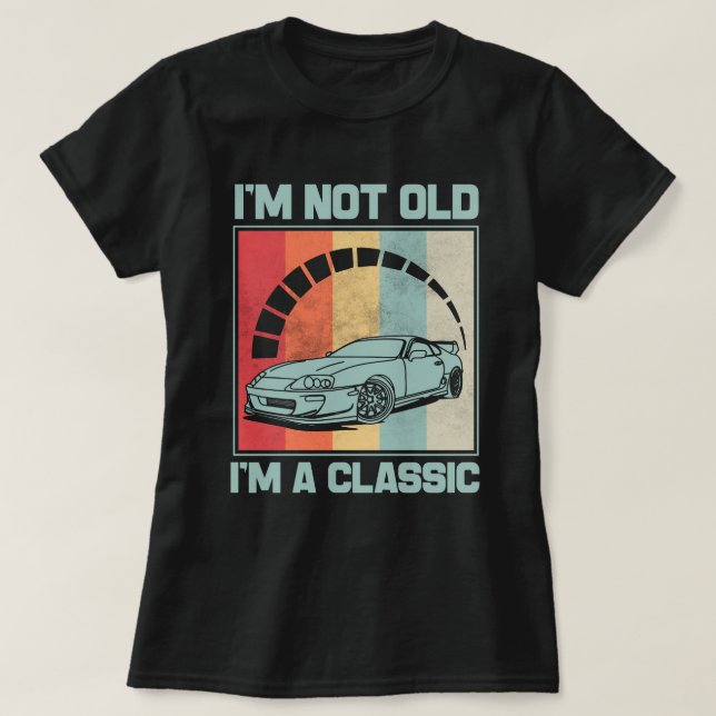 Camiseta Eu não sou velho, sou um clássico - MK IV TOYOTA S (Frente do Design)