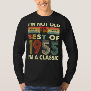 Camiseta Eu não sou velho, sou um clássico Vintage 1955 67º