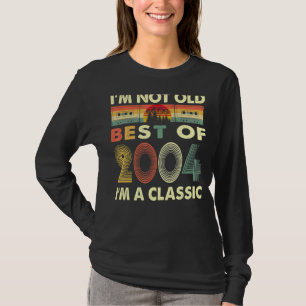 Camiseta Eu não sou velho, sou um clássico Vintage 2004 18º